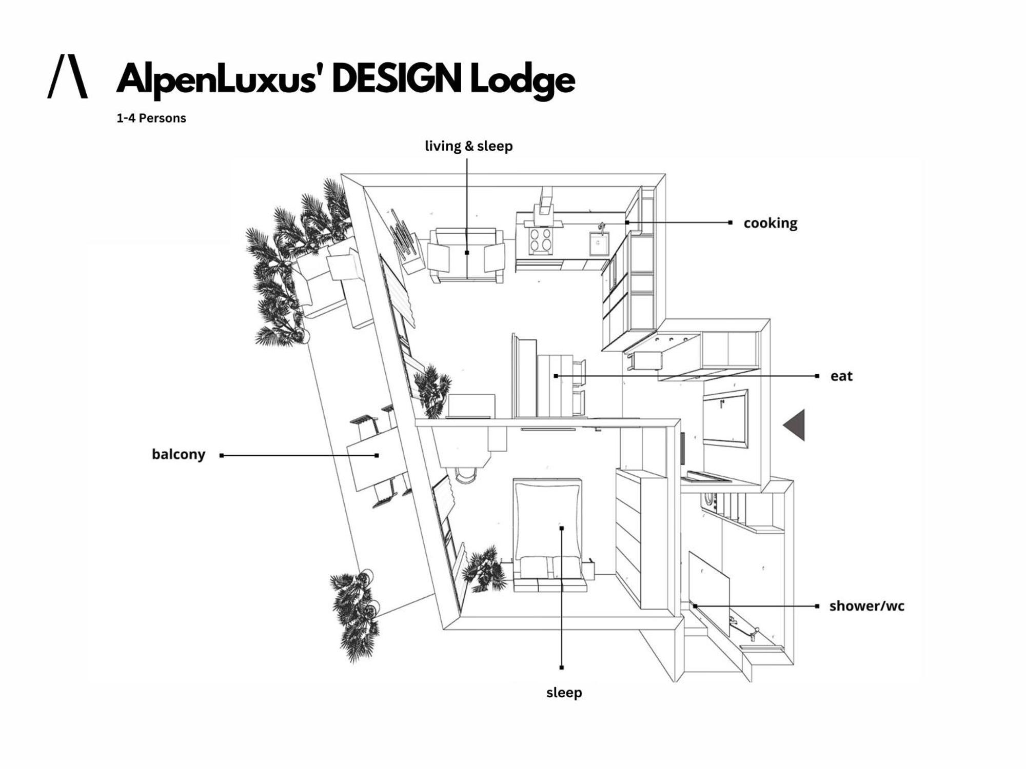 Alpenluxus Presents Design Lodge - Terrace & Car Park ครัมซาค ภายนอก รูปภาพ